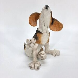 2004 Country Artists A Breed Apart Beagle Puppy Howling Figurine 70208 Dog Art